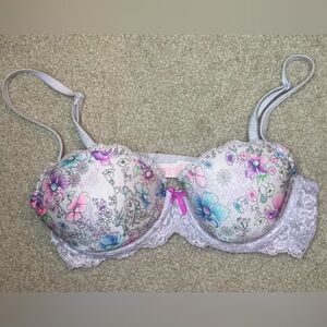 Victoria’s Secret Floral Bra Size 34 C Multicolor